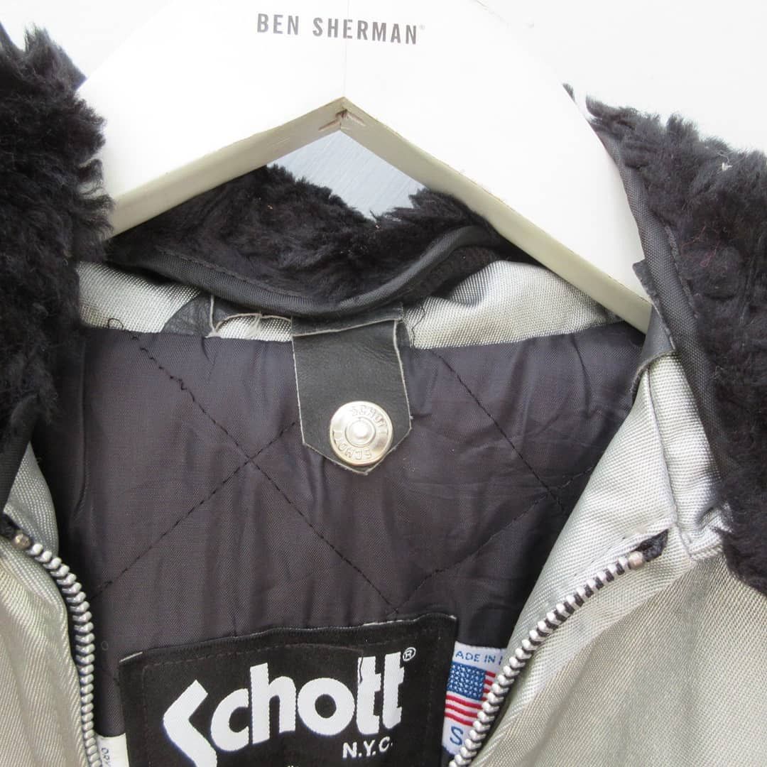 Schott Vintage SCHOTT perfecto Sherpa Flight Jacket aviator Schott Size US S / EU 44-46 / 1 - 2 Thumbnail