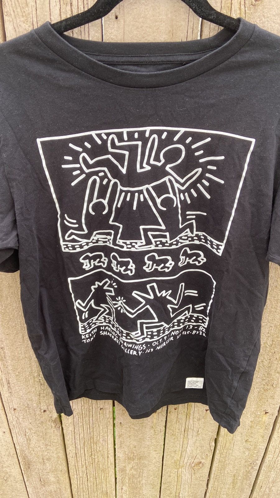 Keith Haring × Uniqlo Uniqlo X Keith Haring Black Graphic T-Shirt Size US M / EU 48-50 / 2 - 3 Thumbnail