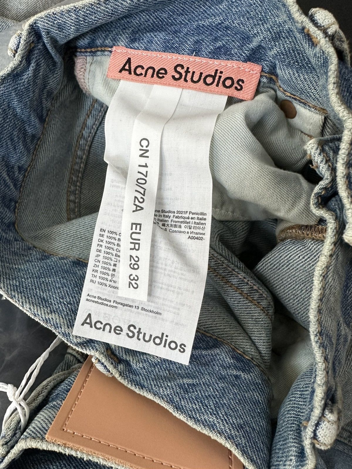 Acne Studios acne stuidos 2021F penicilin Size 29" - 4 Thumbnail