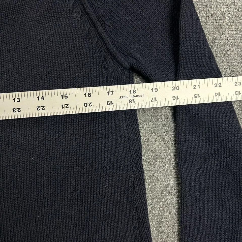 Other 360 Sweater Womens XS Blue Knit Henley Hooded 100% Cotton Size XS / US 0-2 / IT 36-38 - 4 Thumbnail
