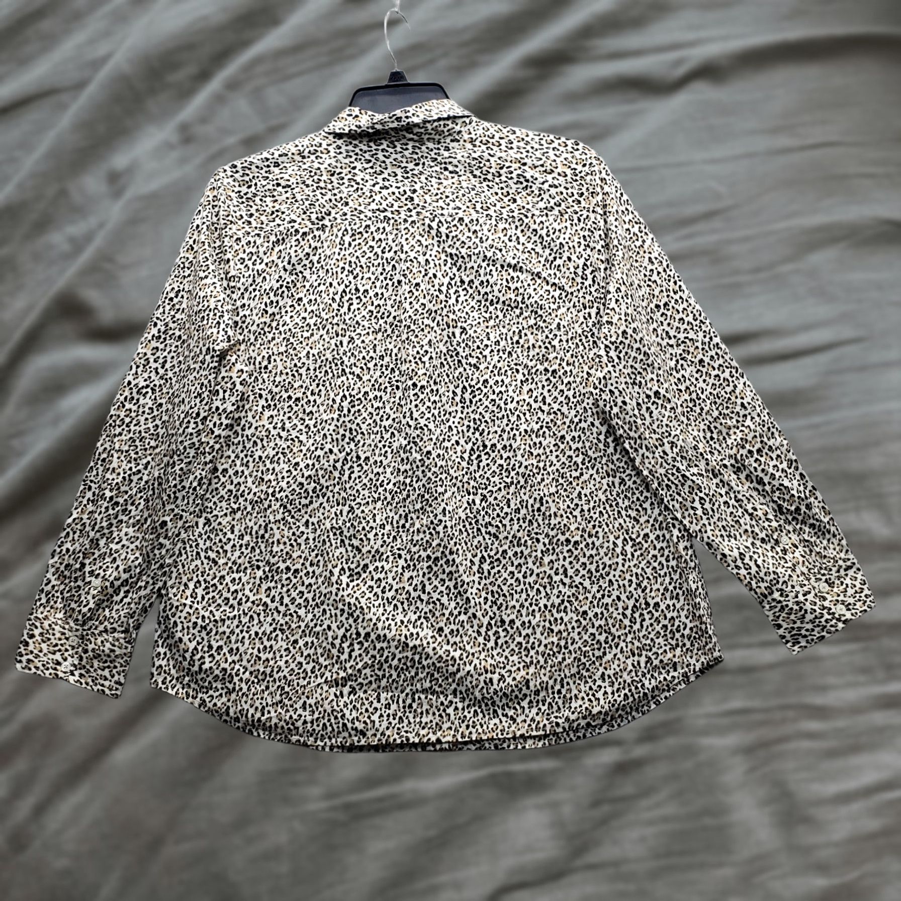 Talbots Talbots Shirt Womens XL Multi Leopard Print Regular Long Sleeve Collar Button-Up Size XL / US 12-14 / IT 48-50 - 1 Thumbnail