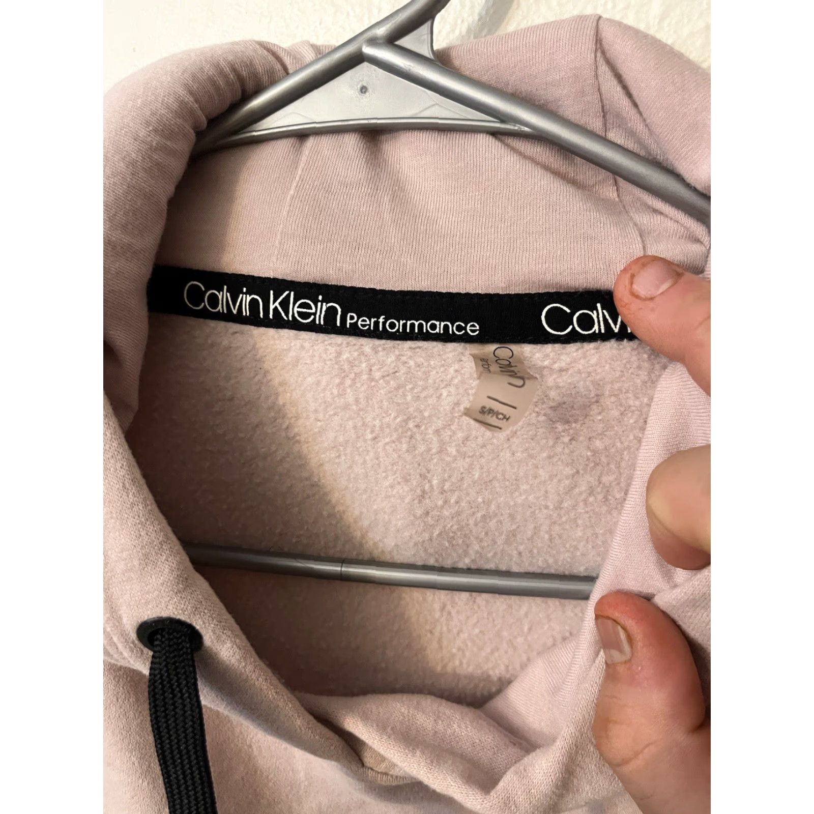 Calvin Klein Calvin Klein Performance Long Sleeve Pink Pullover Women’s Hoodie Small Flaw Size S / US 4 / IT 40 - 2 Thumbnail