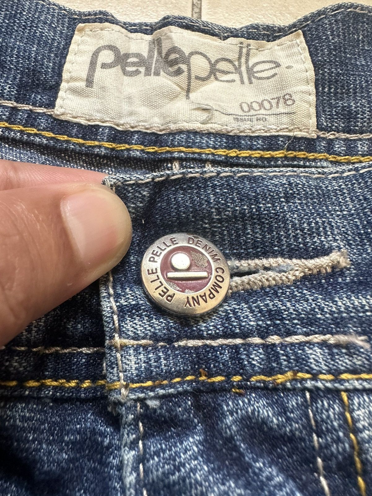 Marc Buchanan Vintage Y2k Pelle Pelle Monogram Baggy Pants Size US 36 / EU 52 - 8 Thumbnail