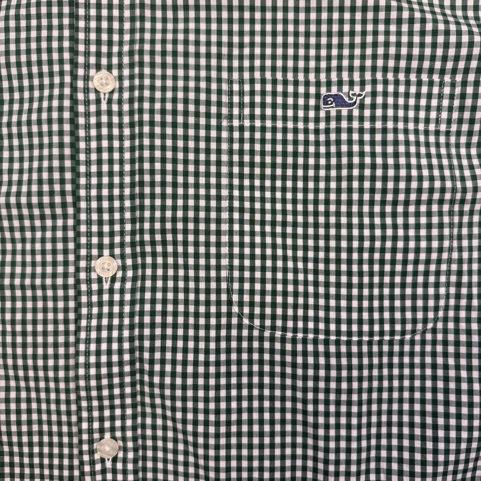 Vineyard Vines Vineyard Vines Men's Classic Fit Gingham Checkered Shirt Size ONE SIZE - 4 Thumbnail