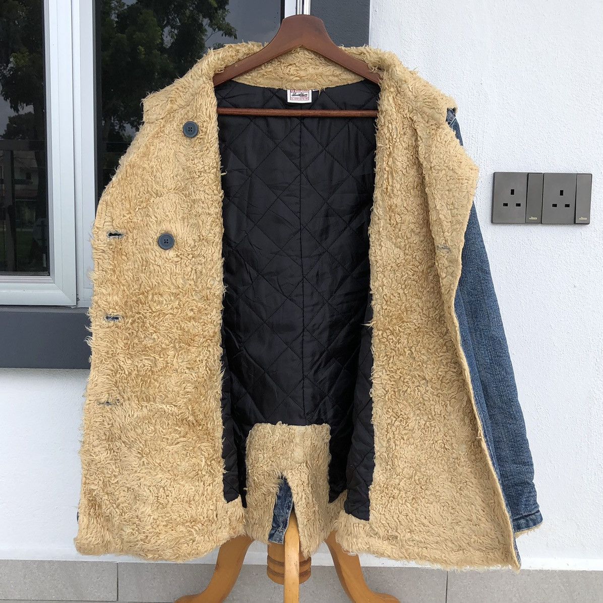 Levi's Levis Lined Sherpa Denim Coat / Jacket Size L / US 10 / IT 46 - 3 Thumbnail