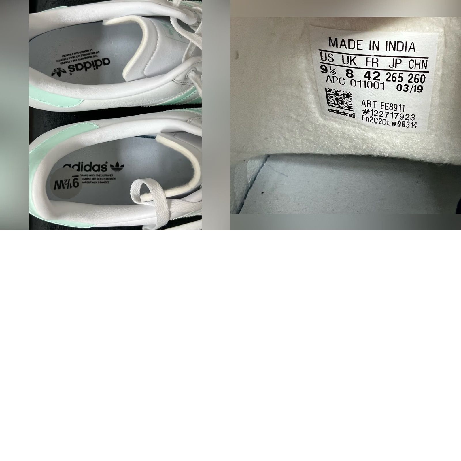 Adidas Adidas Originals Coast Star Sneakers Women's 9.5 White EE8911 WORN ONCE Shoes Size US 10 / IT 40 - 8 Thumbnail