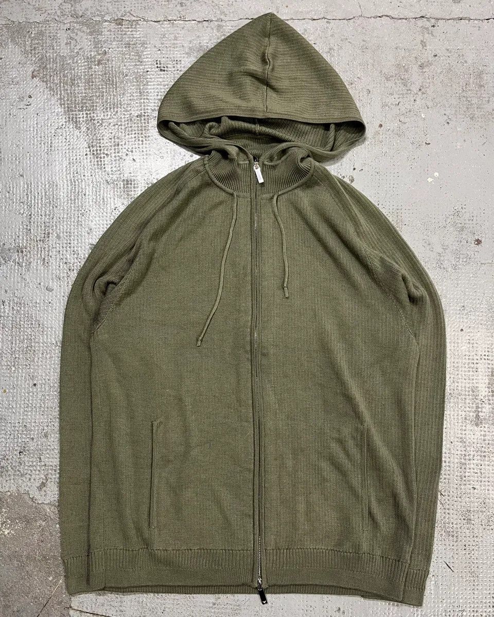 Emporio Armani AW2022 Emporio Armani Green Light Zip-up Hoodie Size US M / EU 48-50 / 2 - 4 Thumbnail