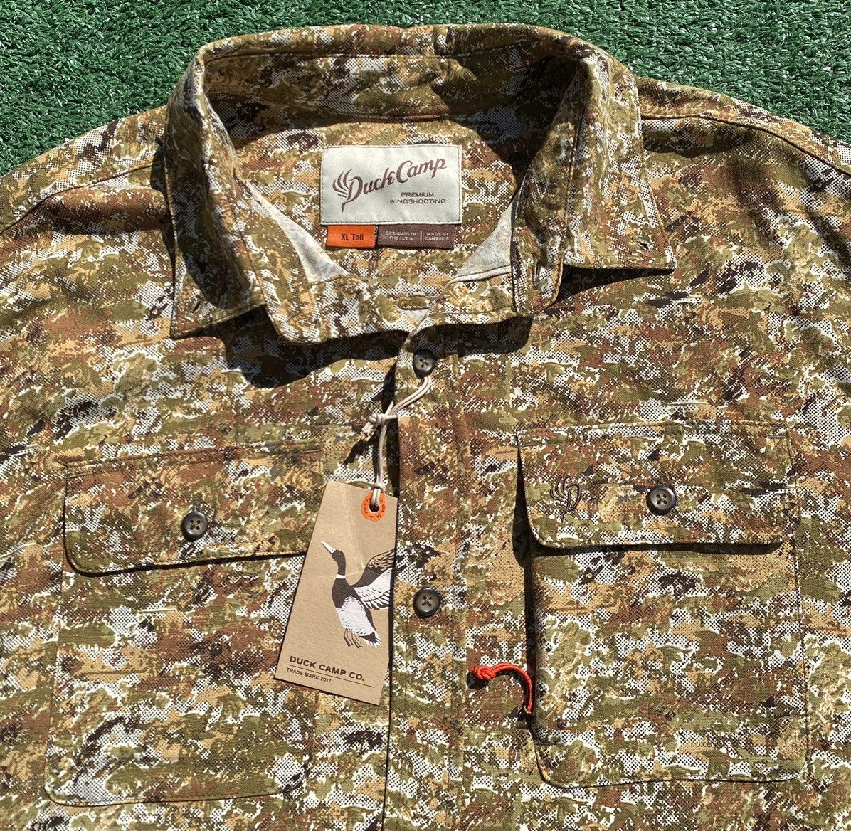 Other NWT Duck Camp Midland 2.0 Camo Button Up Shirt XL Tall Size US XL / EU 56 / 4 - 3 Thumbnail