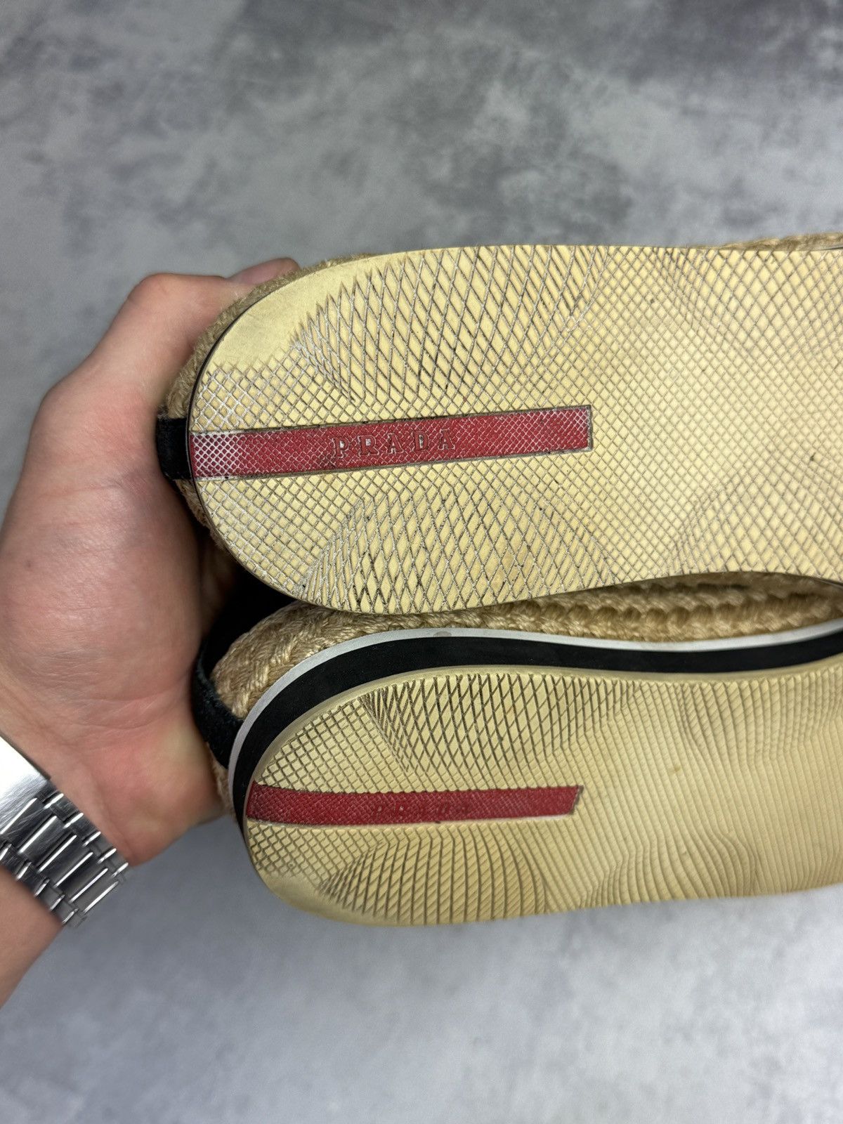 Prada Suede Leather Luxury Espadrilles Formal Loafers Shoes