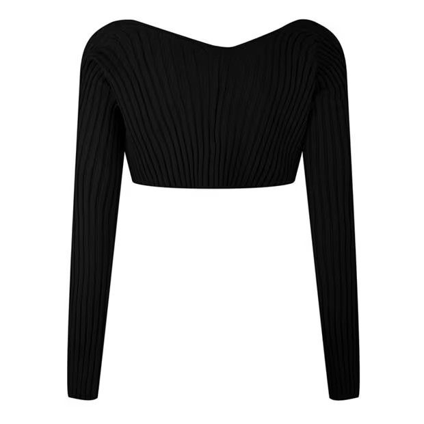 Jacquemus o1g2r1mq1024 Cardigan in Black Size S / US 4 / IT 40 - 2 Thumbnail