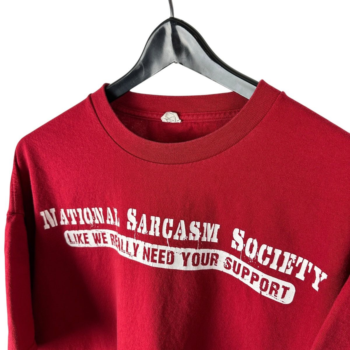 Vintage Vintage Y2K National Sarcasm Society Comedy Shirt Size US XXL / EU 58 / 5 - 6 Thumbnail