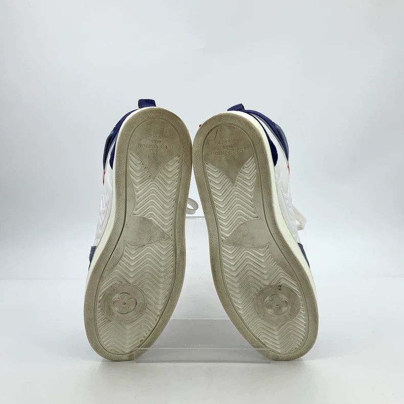 Louis Vuitton Louis Vuitton Color-block logo embossed lace-up high-top b Size US 7 / EU 40 - 5 Thumbnail