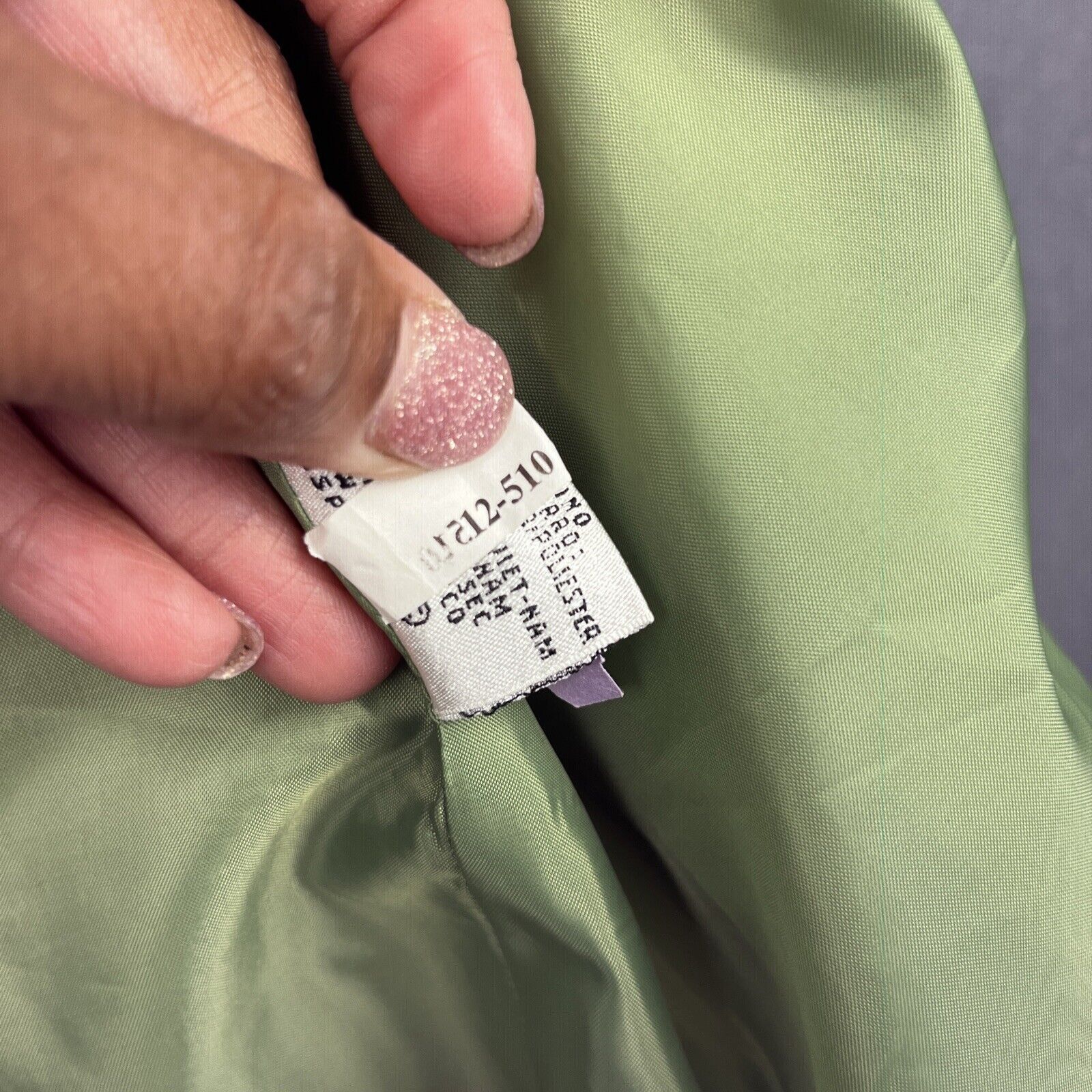 Other Le Suit Petite 100% Linen Blazer Jacket Women 12P Green Vtg Size XL / US 12-14 / IT 48-50 - 15 Thumbnail
