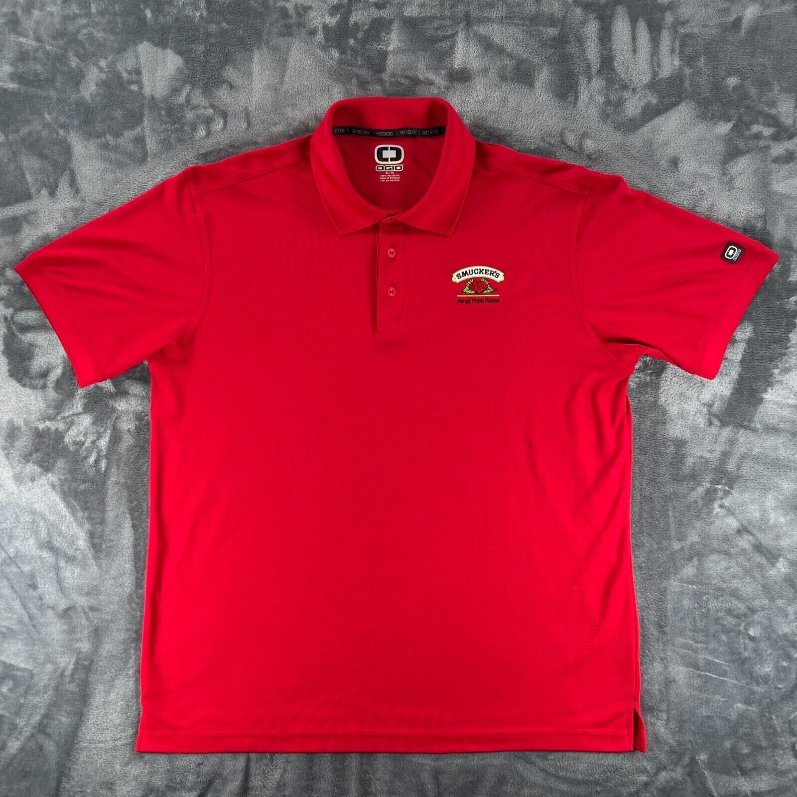 Ogio OGIO Red Golf Polo Men XL Smuckers Jelly Jam Work Employee U Size US XL / EU 56 / 4 - 1 Thumbnail