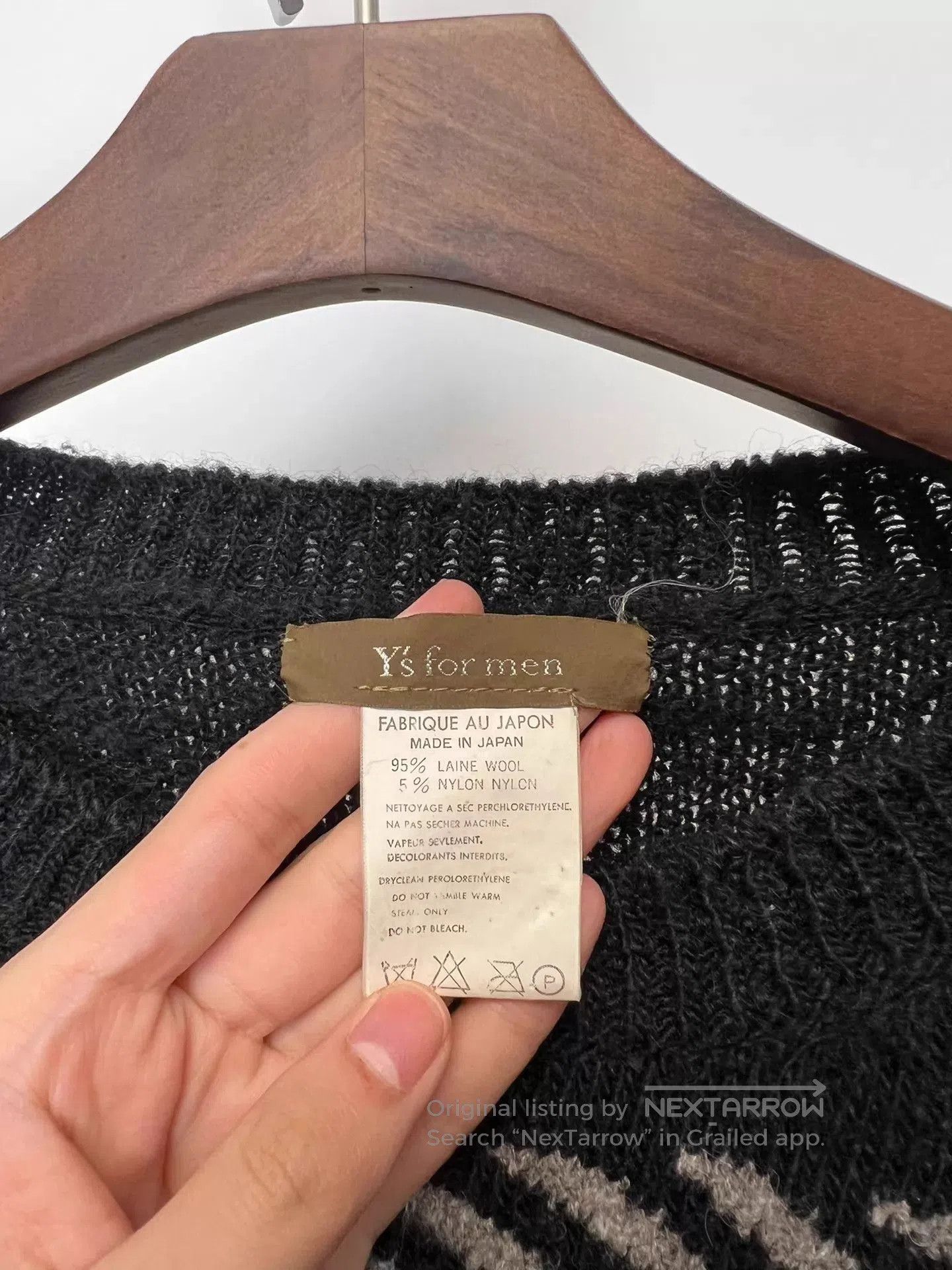 Yohji Yamamoto Patterned Multi-Color Knit Sweater. Size US XL / EU 56 / 4 - 6 Thumbnail