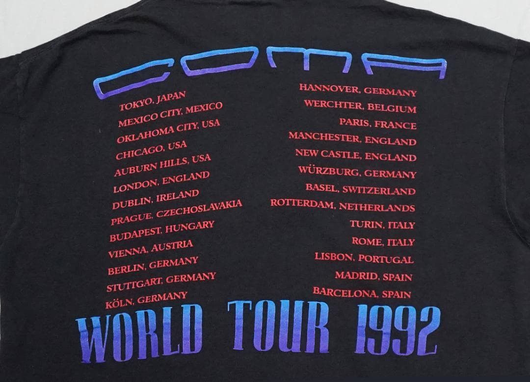 Vintage 90's USA製 GUNS N' ROSES World Tour T-シャツ Size US L / EU 52-54 / 3 - 5 Thumbnail