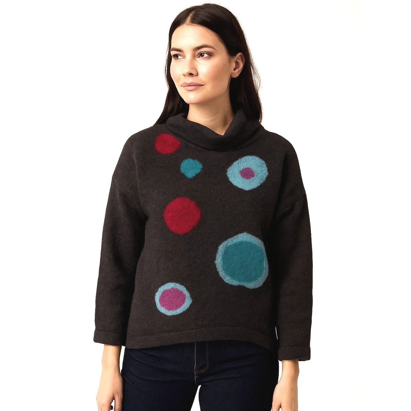 Ciao Lucia Lucia Dal Maso Crop Wool Fleece Sweater - Women's Small Size S / US 4 / IT 40 - 1 Thumbnail