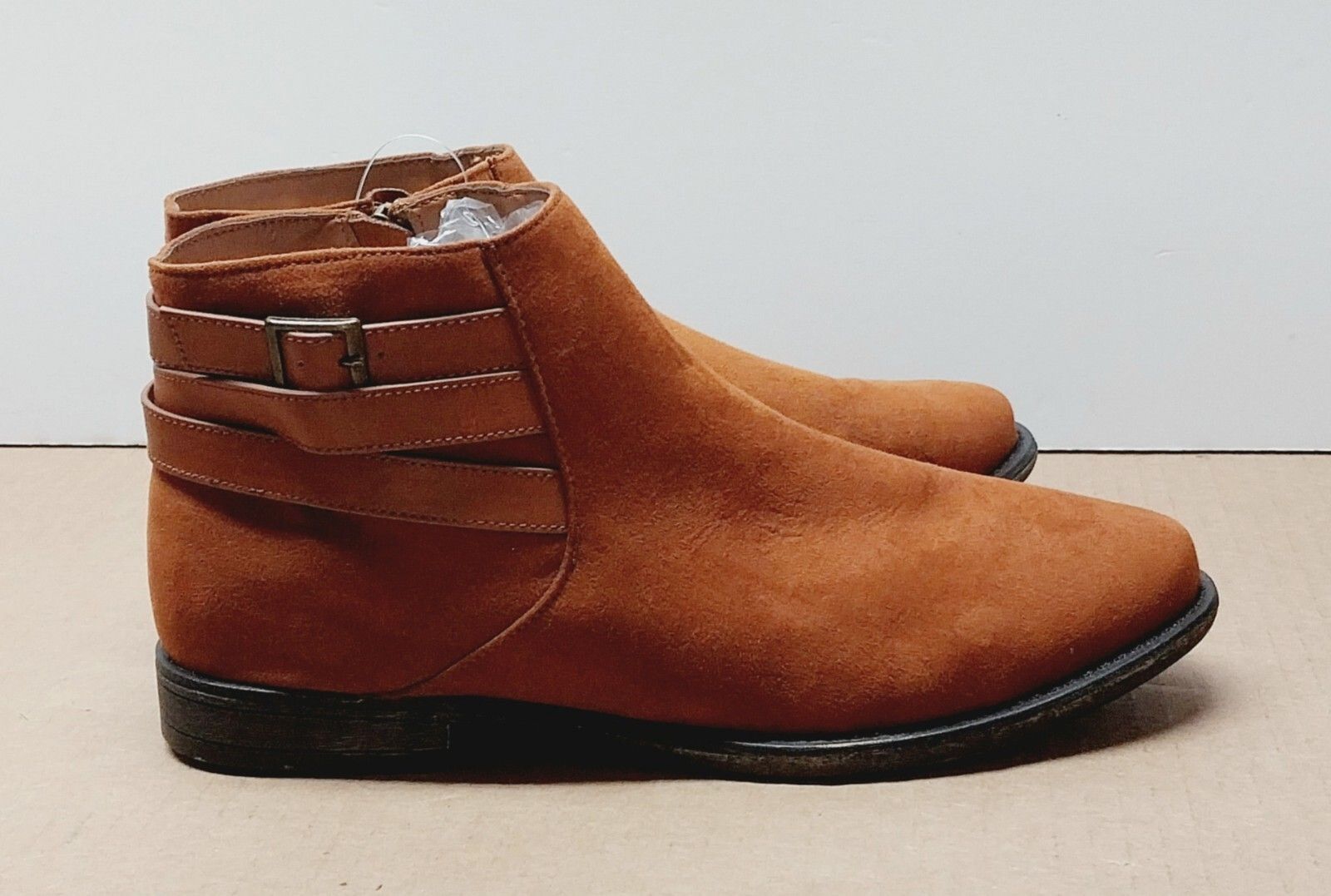 Other Bamboo Womens 10 Brown Suede Ankle Boots Booties Fur Lined Size US 10 / IT 40 - 7 Thumbnail