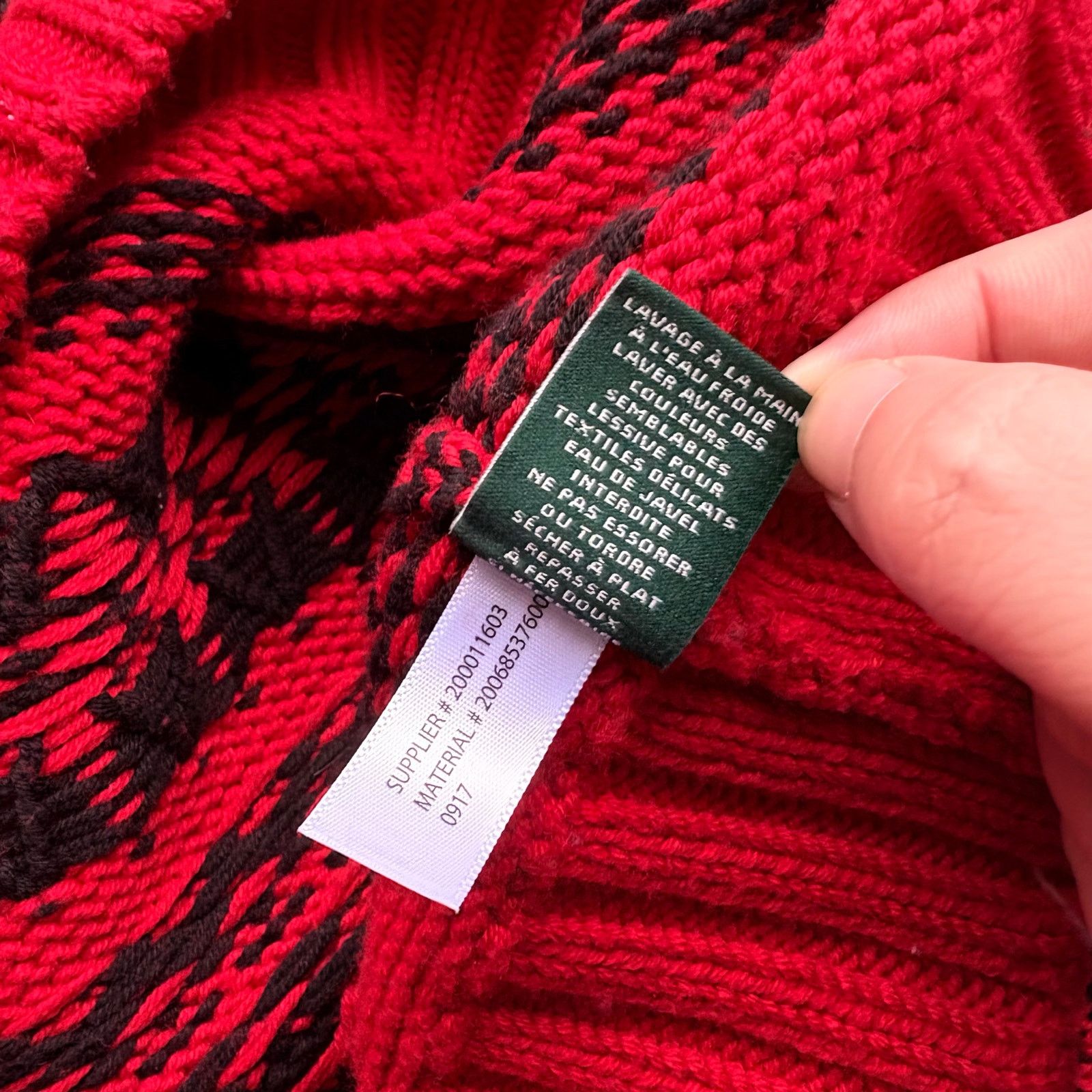 Polo Ralph Lauren Vintage Polo Ralph Lauren Thick Knit Sweater Size US XL / EU 56 / 4 - 5 Thumbnail