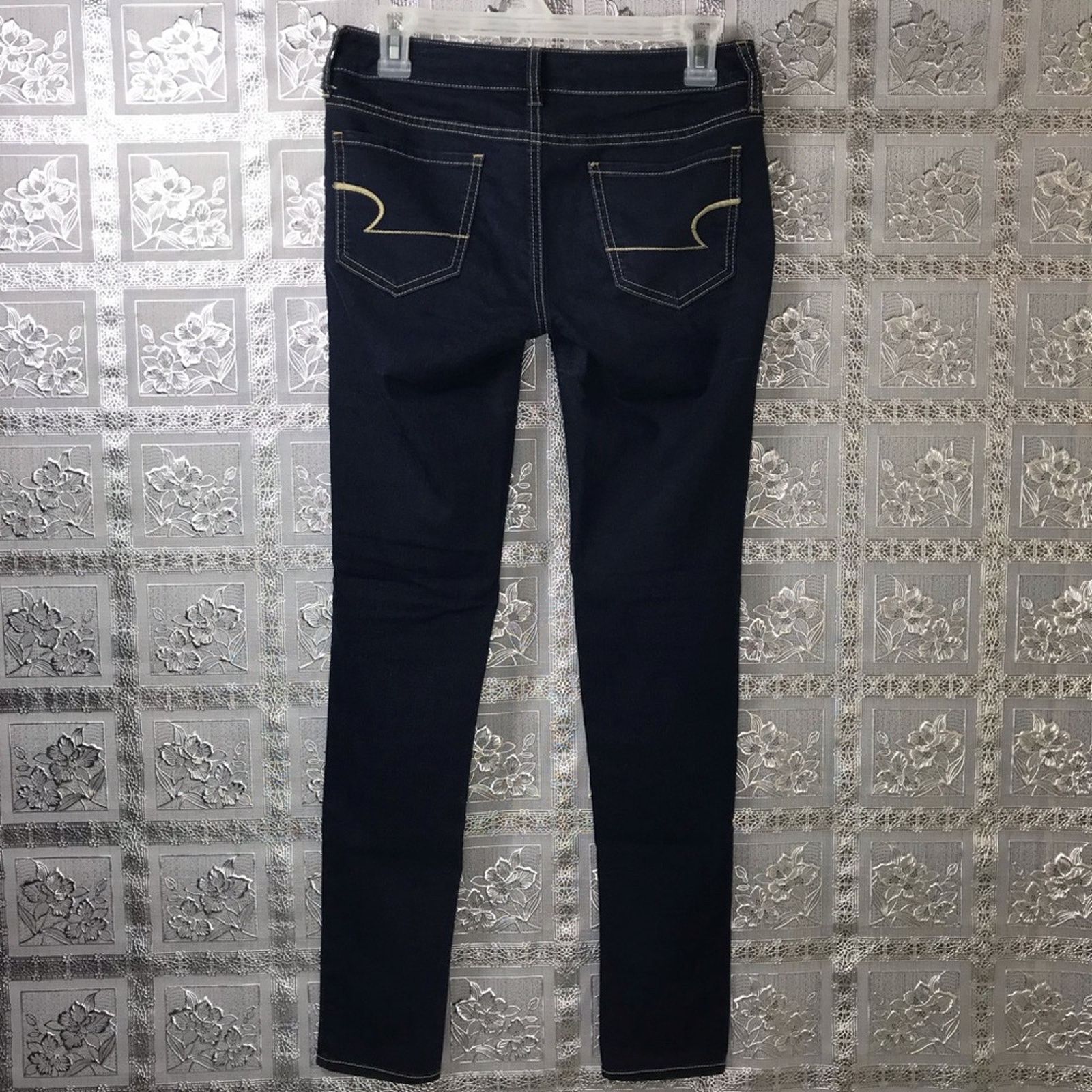 American Eagle Outfitters AEO American Eagle Blue Stretch Jegging Jeans Size 26" / US 2 / IT 38 - 3 Thumbnail