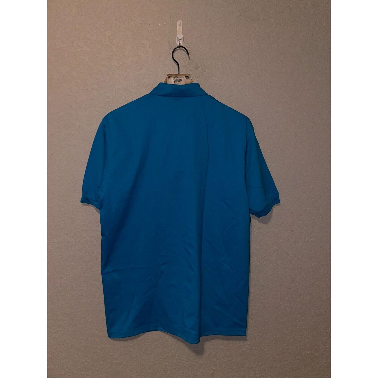 Jerzees Vintage Blue Blank Polo Shirt American Active Wear VTG M 90s Size US M / EU 48-50 / 2 - 9 Thumbnail