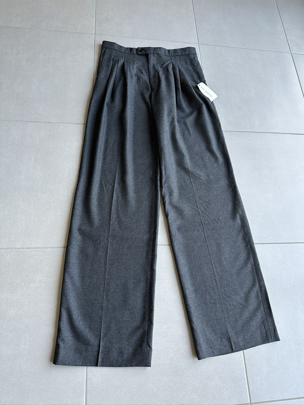 Raf Simons Raf Simons AW1999 NWT darted baggy wool trousers Size US 32 / EU 48 - 4 Thumbnail