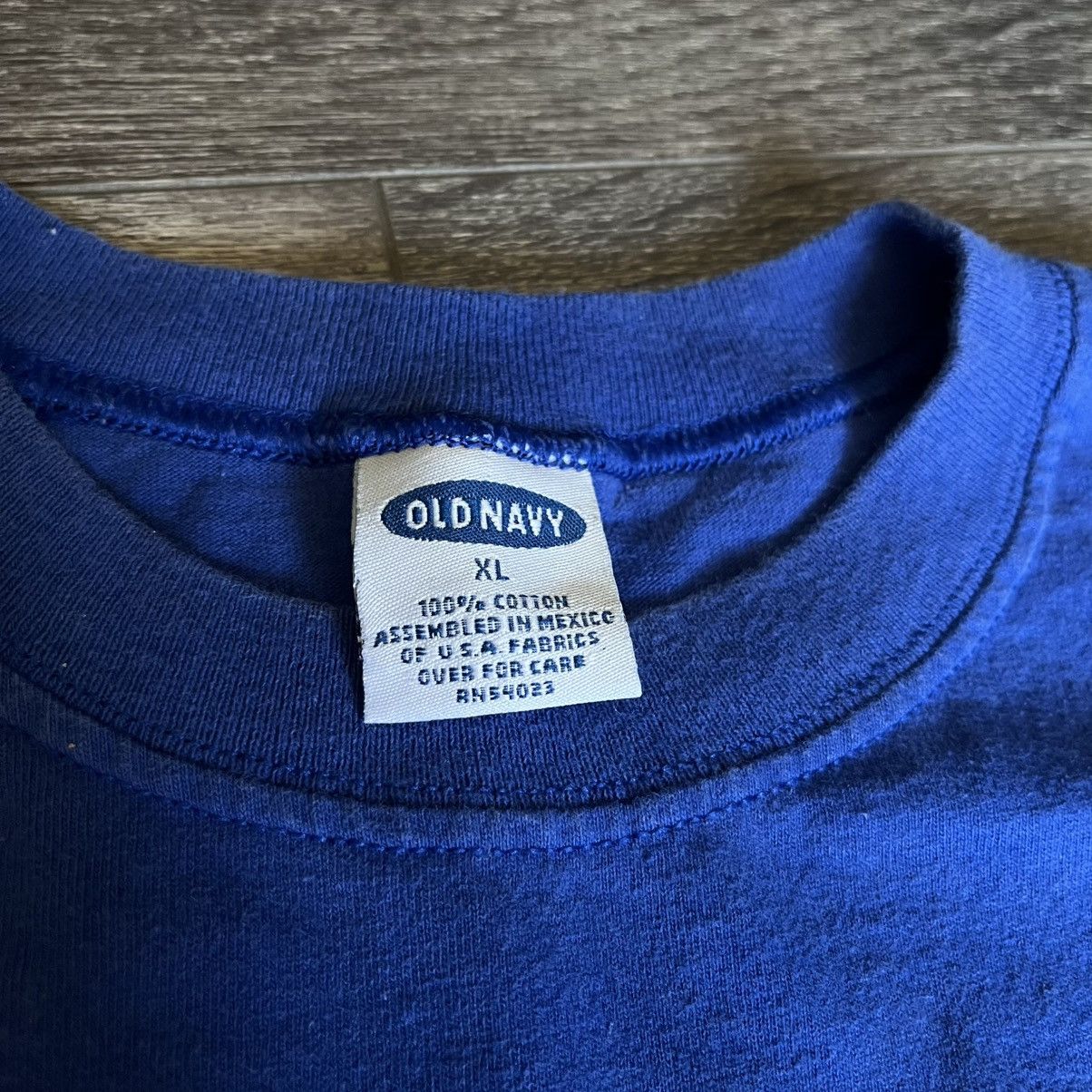 Old Navy Vintage 2000s Old Navy Cyber Y2K Style 3D Spellout Logo Tee Size US XL / EU 56 / 4 - 5 Thumbnail