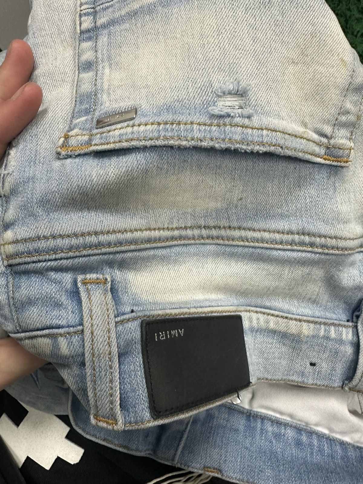 Amiri Amiri Jeans Light Wash Star 29 Size US 29 - 3 Thumbnail