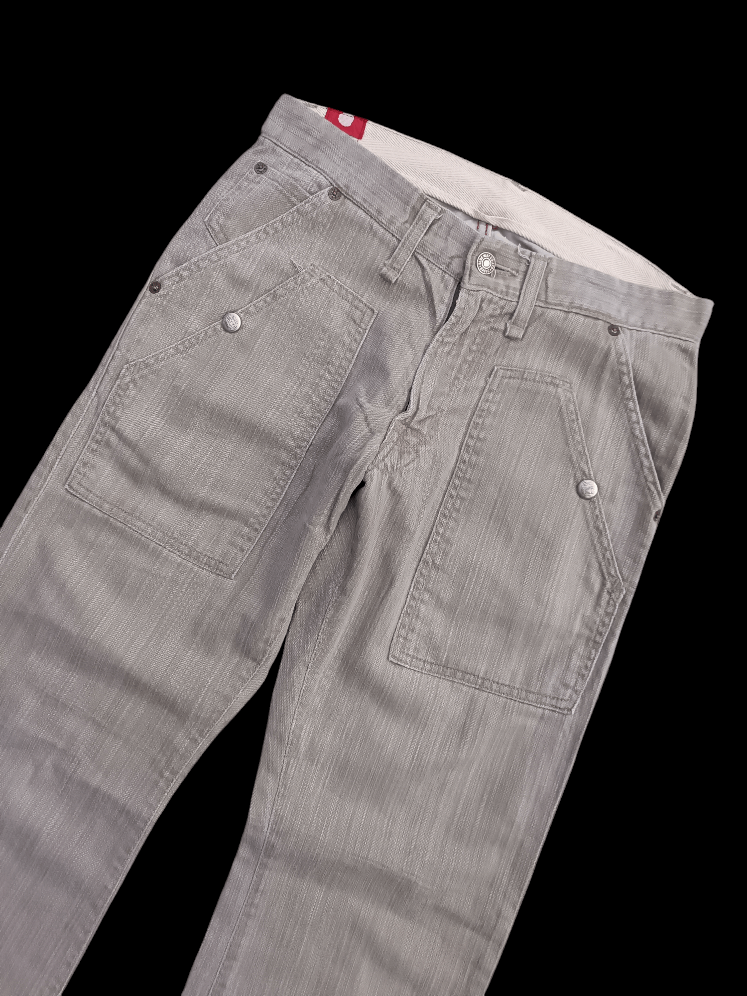 Hysteric Glamour × Japanese Brand × Tornado Mart FLARED Blue Way Multi Pocket Boot Cut Jeans Size US 29 - 10 Thumbnail