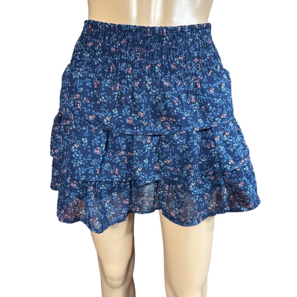 Other New Creamie Blue Tiered Skirt Size 8 Size 24" / US 00 / IT 34 - 2 Thumbnail