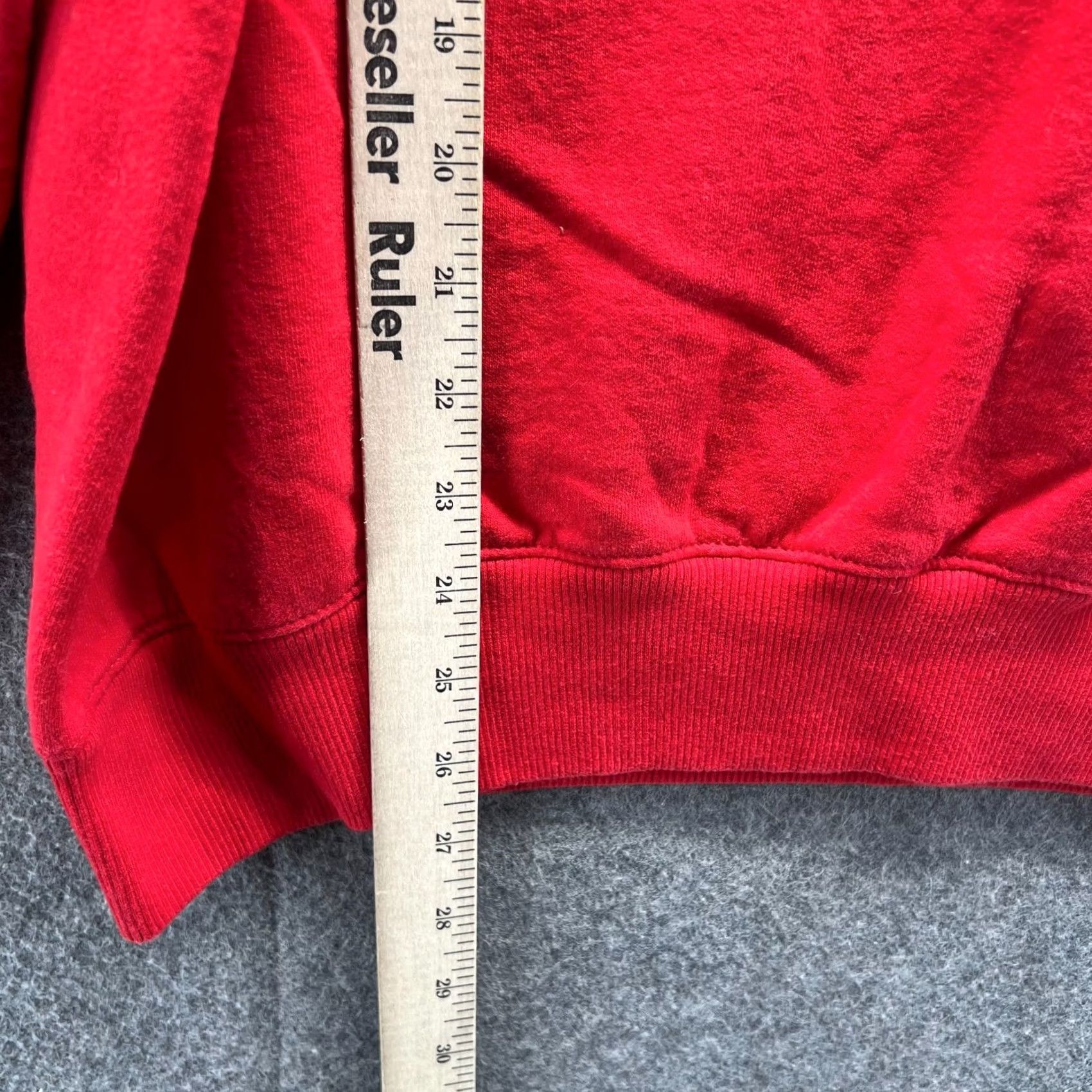 Champion VINTAGE Champion Sweater Mens Medium Red Crewneck Pullover Fleece Logo Cotton 90s Grooved 90s Size US M / EU 48-50 / 2 - 4 Thumbnail