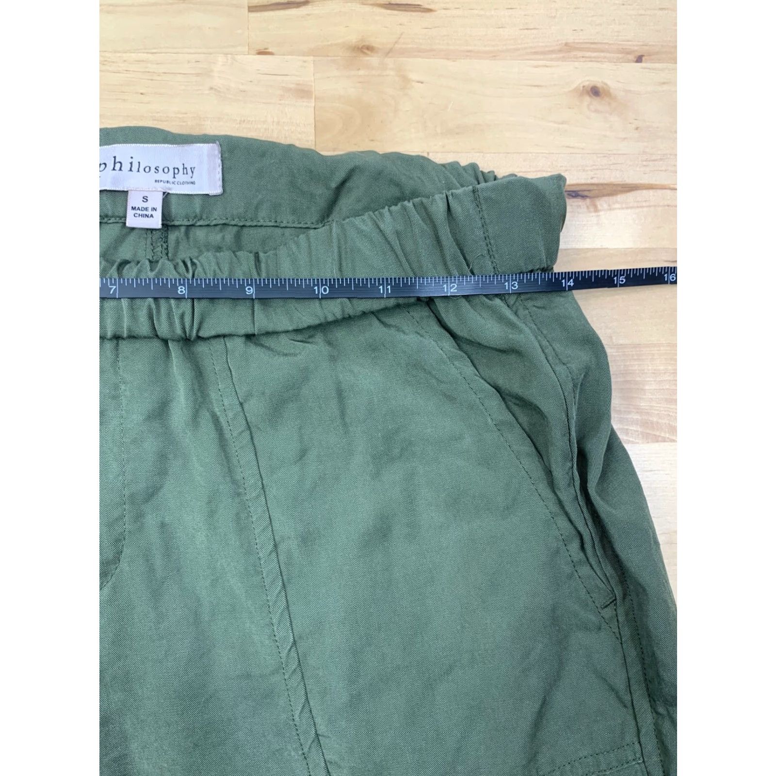 Vintage Philosophy Olive Green Jogger Pants Size S Size 28" / US 6 / IT 42 - 4 Thumbnail