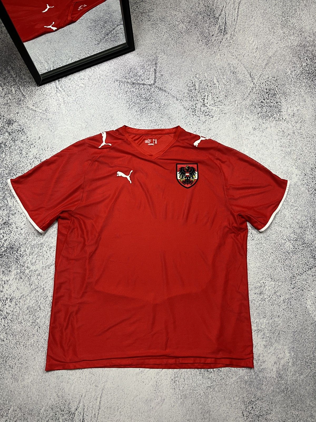 Puma Puma Austria 2008/2010 Football Shirt Soccer Jersey Rare Size US XXL / EU 58 / 5 - 1 Thumbnail