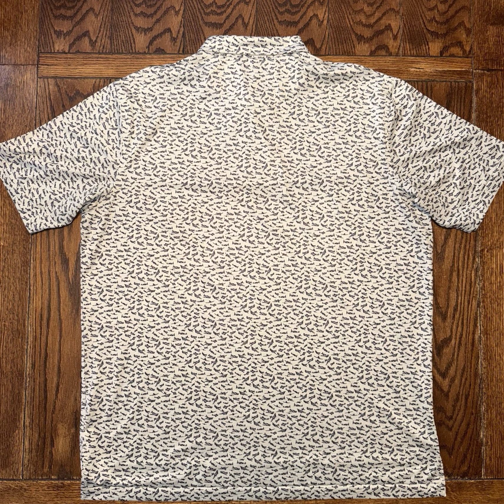Peter Millar Peter Millar Crown Sport Byrd Performance Polo Men’s XL Airplanes All Over Print Shirt Polo Size US XL / EU 56 / 4 - 3 Thumbnail