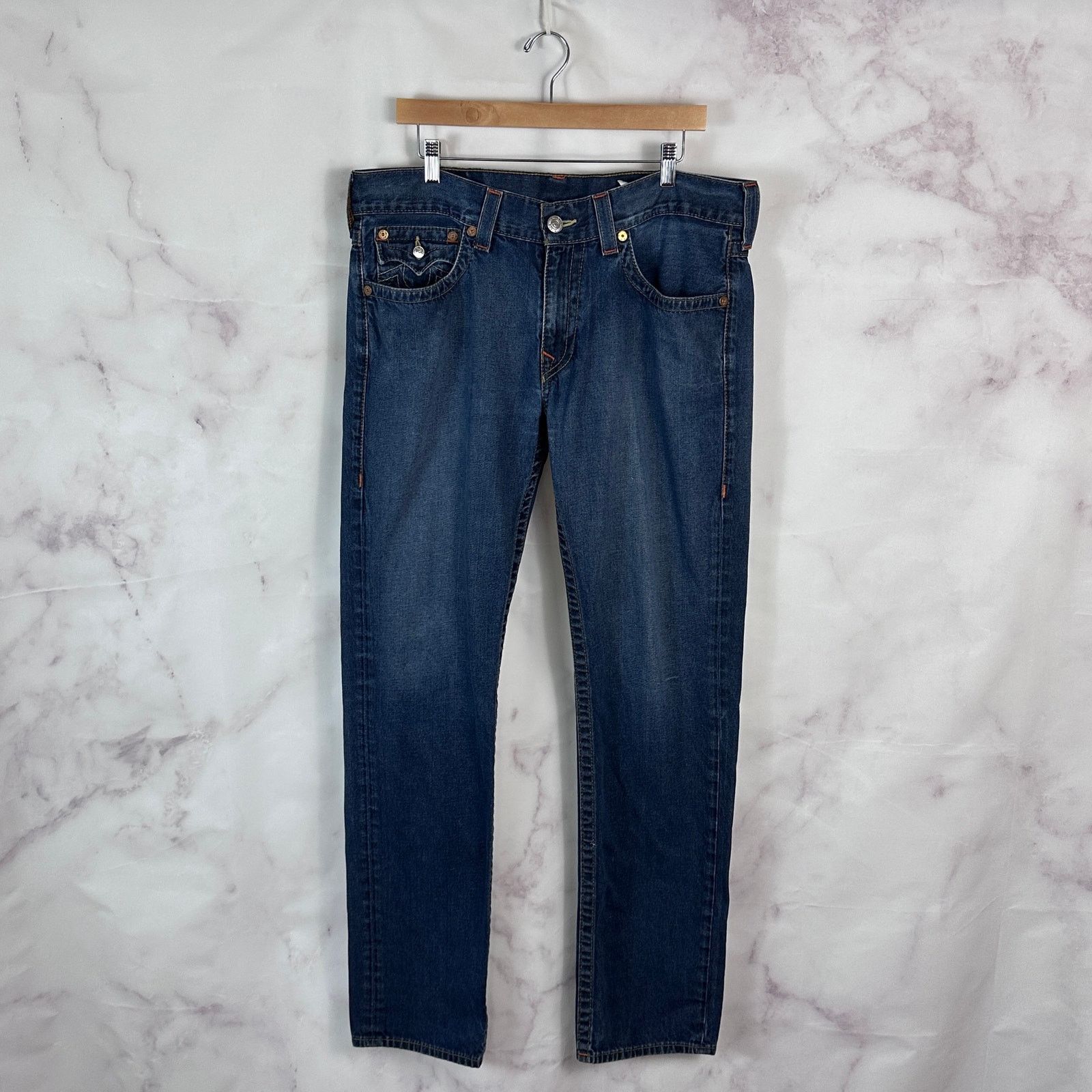 True Religion Skinny Blue Denim Jeans Size US 36 / EU 52 - 1 Thumbnail