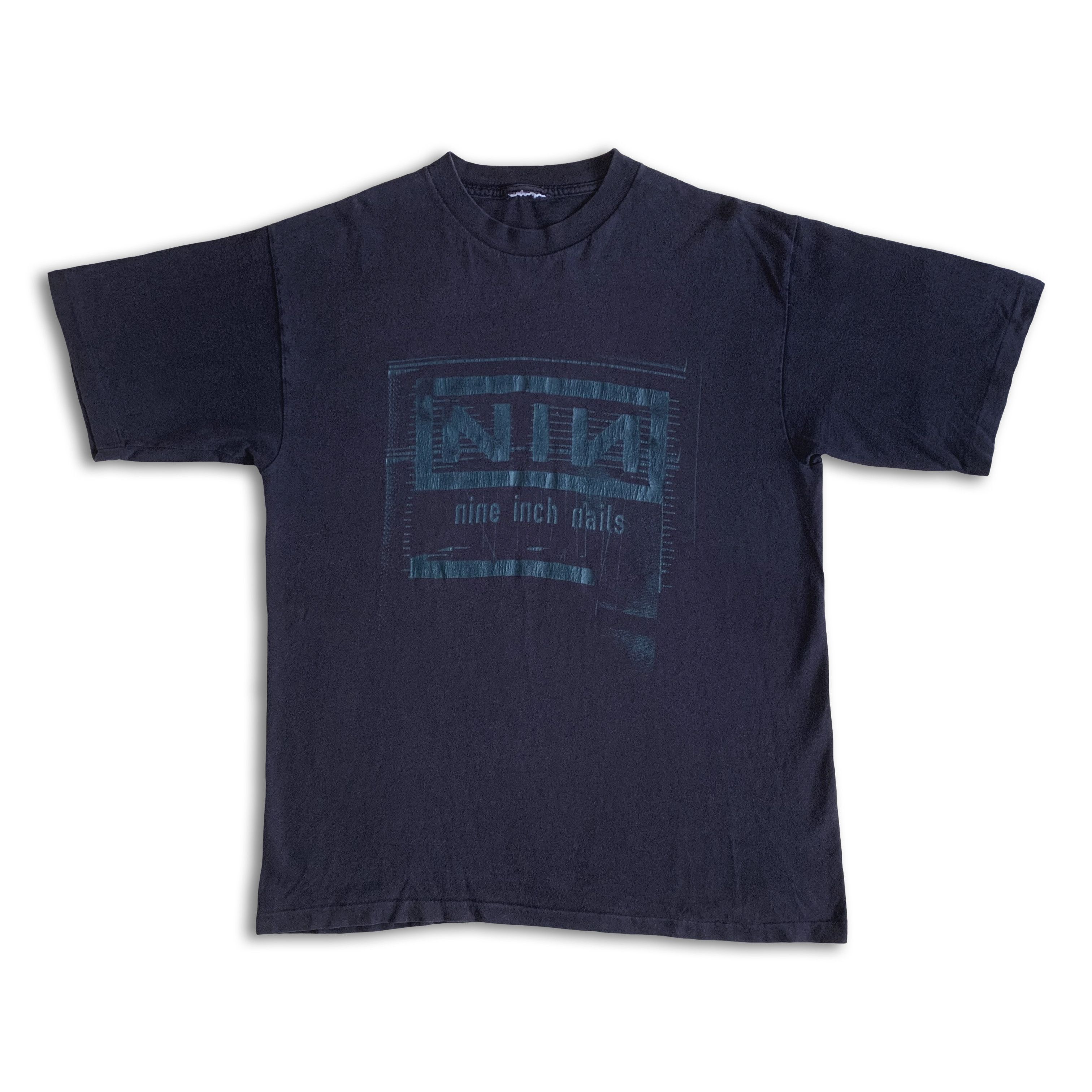 Band Tees Vintage 1996 NINE INCH NAILS NOTHING T shirt Single Stitch Size US M / EU 48-50 / 2 - 2 Thumbnail