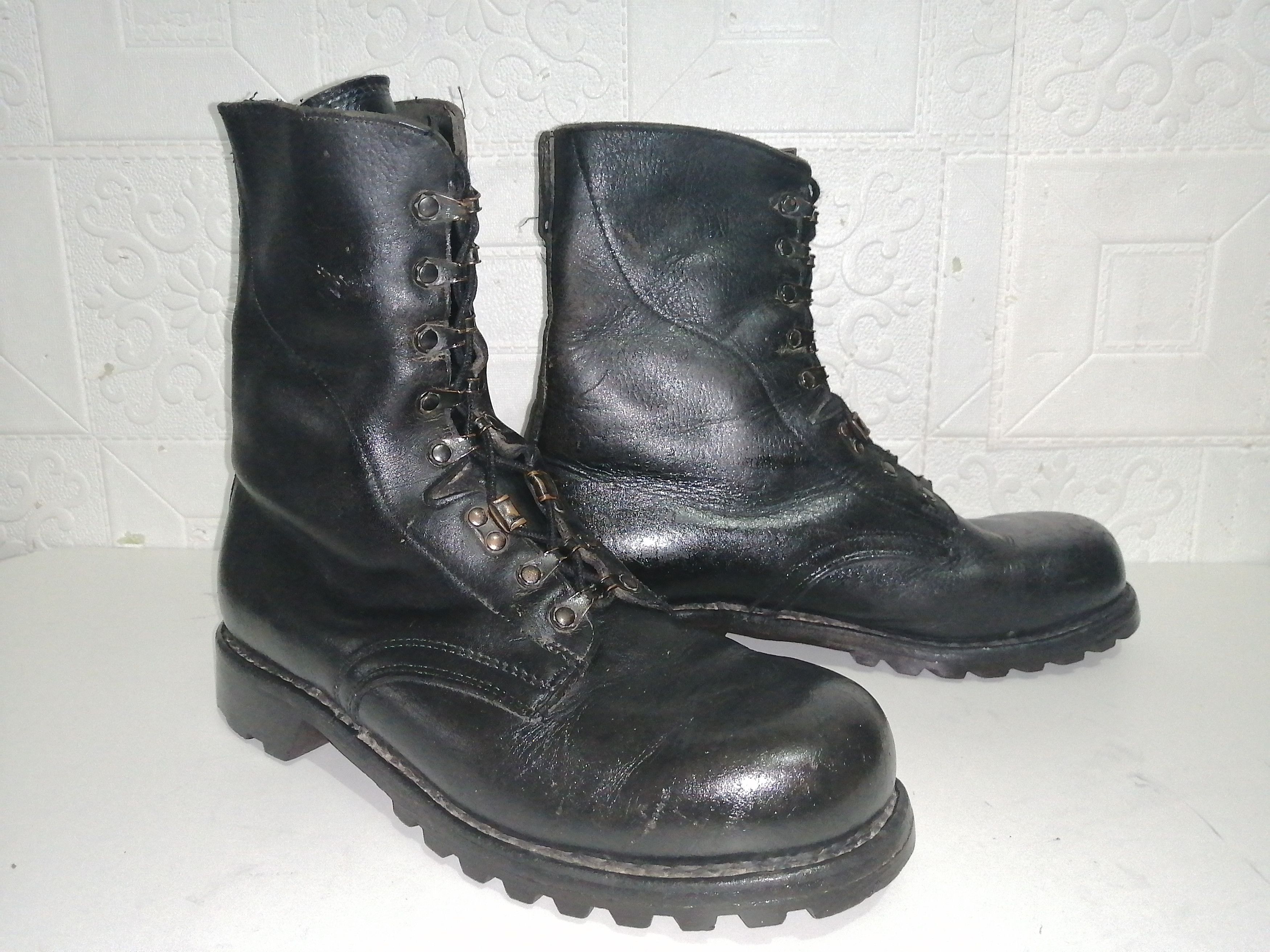 Other 💥Rare 💥Vintage 1986 Bundeswehr Combat Military Jump Boots Size US 11 / EU 44 - 1 Thumbnail