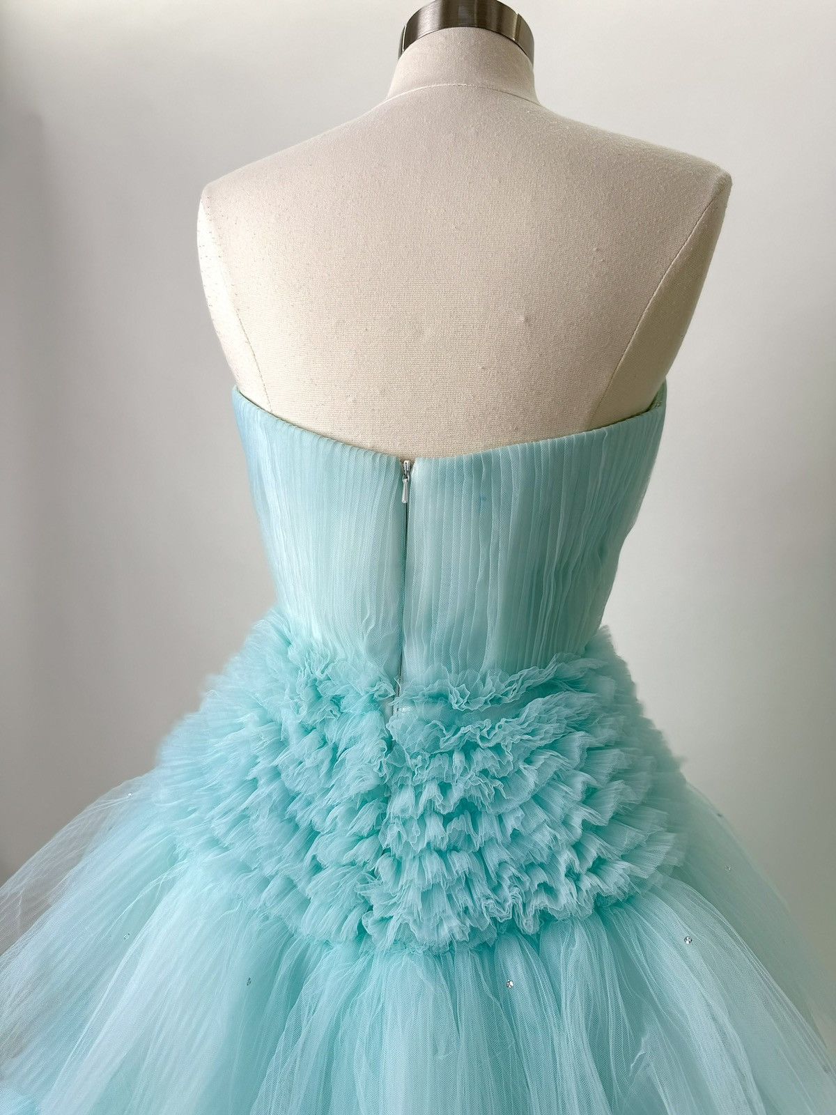 Other Brand New US 8 Anna Augusta Maxi Aqua Evening Dress Size M / US 6-8 / IT 42-44 - 6 Thumbnail