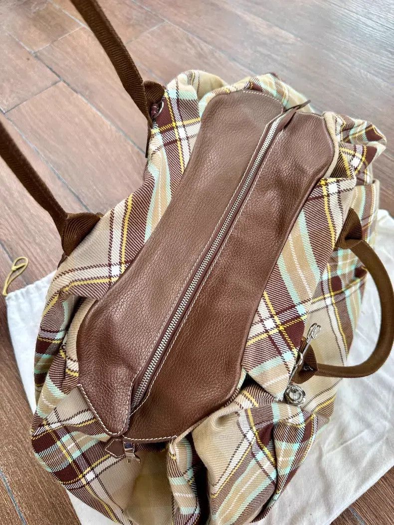 Vivienne Westwood Vivienne Westwood size os Classic Plaid Tote Bag Size ONE SIZE - 4 Thumbnail