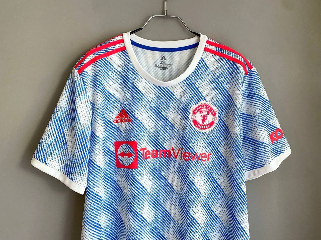 Adidas Manchester United 2021/22 Away Soccer Jersey #7 RONALDO, XXL Size US XXL / EU 58 / 5 - 7 Thumbnail