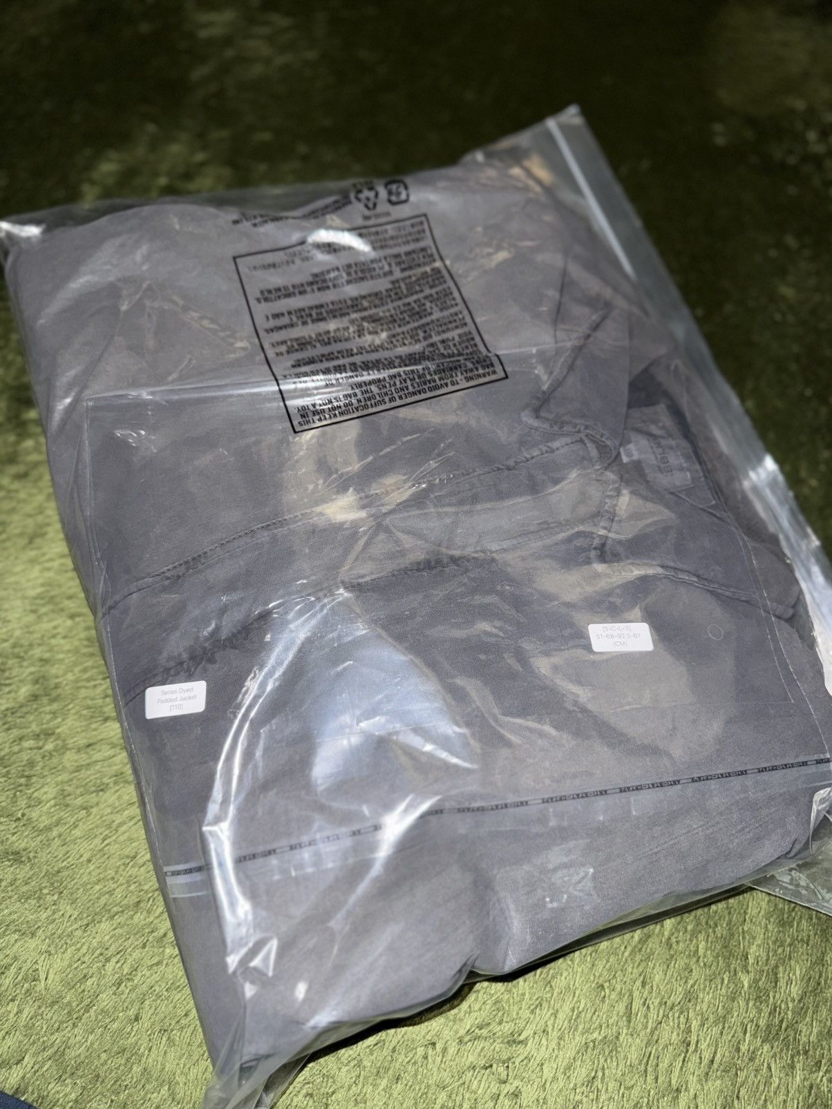 Japanese Brand [110] Series Washed Padded Snap Coat Jacket Grey Size US XL / EU 56 / 4 - 11 Thumbnail