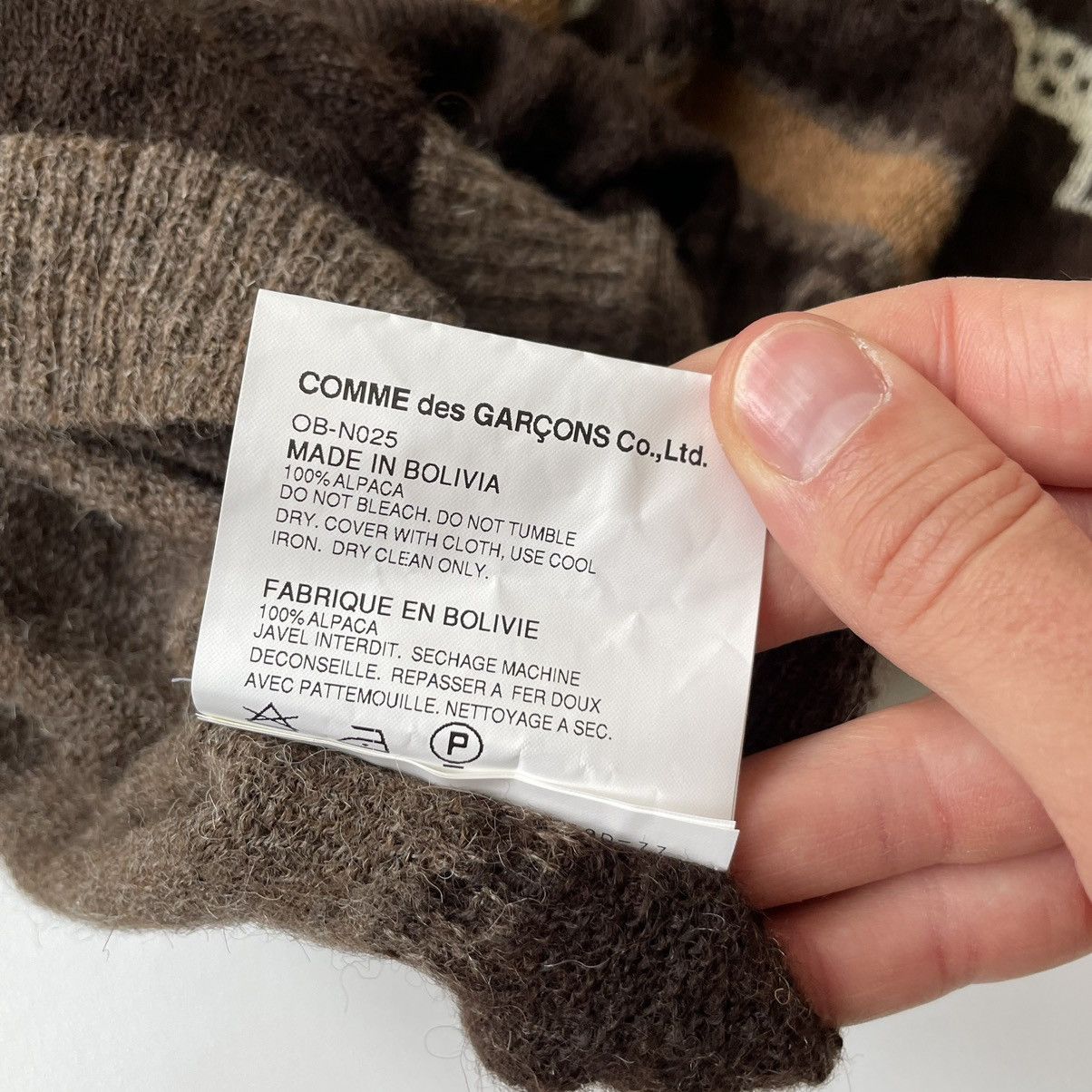 Comme des Garcons A/W 08 Crystal Chain Nordic Sweater Size US L / EU 52-54 / 3 - 12 Thumbnail