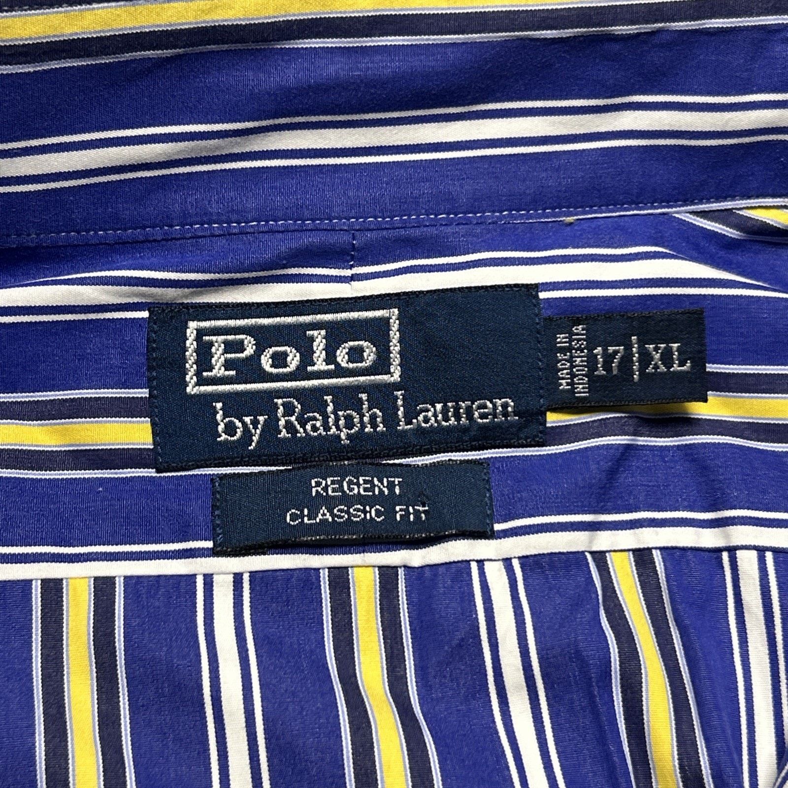 Polo Ralph Lauren Polo Ralph Lauren Brushpopper Button Up Shirt Men XL Striped Size US XL / EU 56 / 4 - 2 Thumbnail