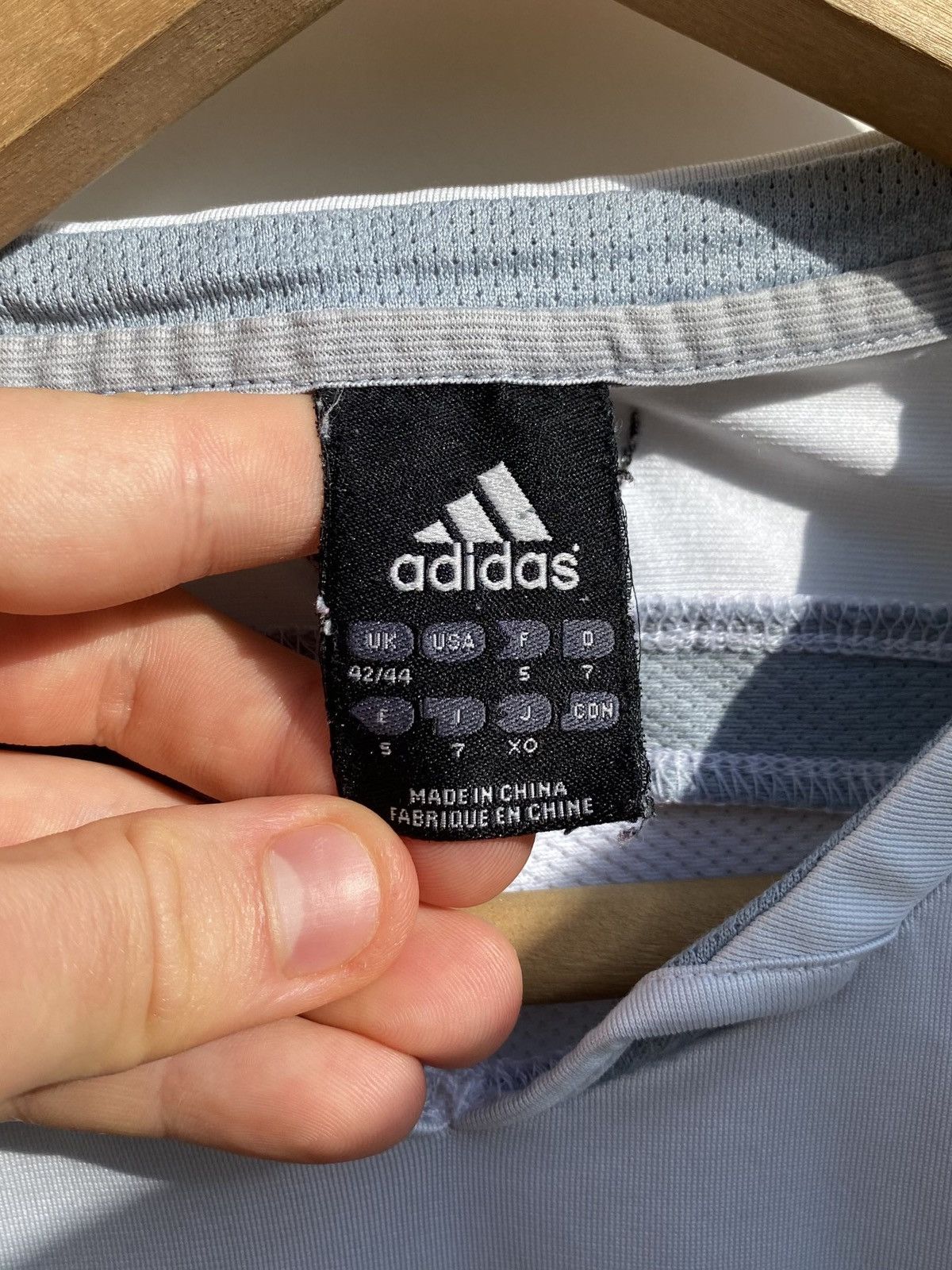 Adidas Real Madrid 04-05 Pre Match Training Soccer Jersey Adidas Size US L / EU 52-54 / 3 - 8 Thumbnail
