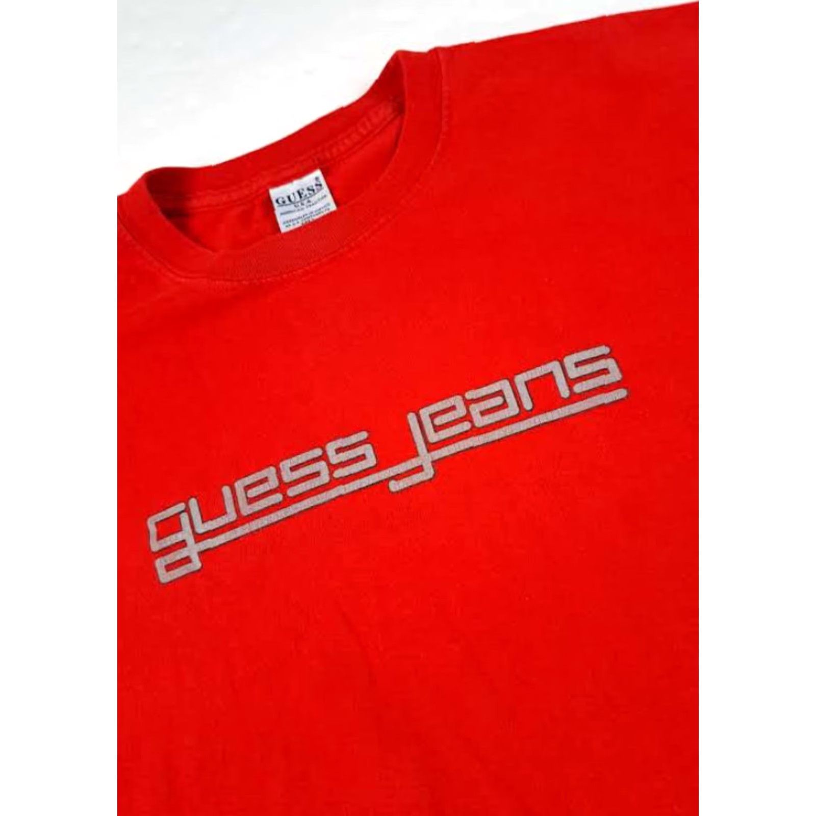 Guess VINTAGE GUESS T-Shirt USA Red L Large Men Short Sleeve 1990s Size US L / EU 52-54 / 3 - 2 Thumbnail