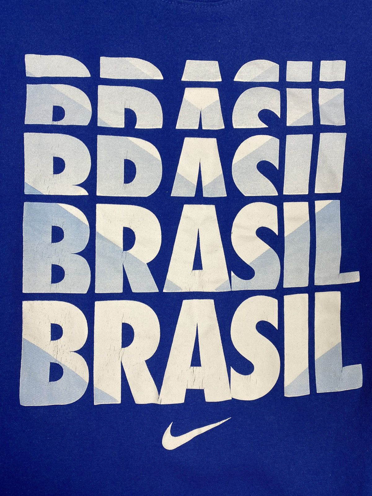 Nike Nike Brasil Streetwear Big Logo Y2K Tee Size US M / EU 48-50 / 2 - 5 Thumbnail