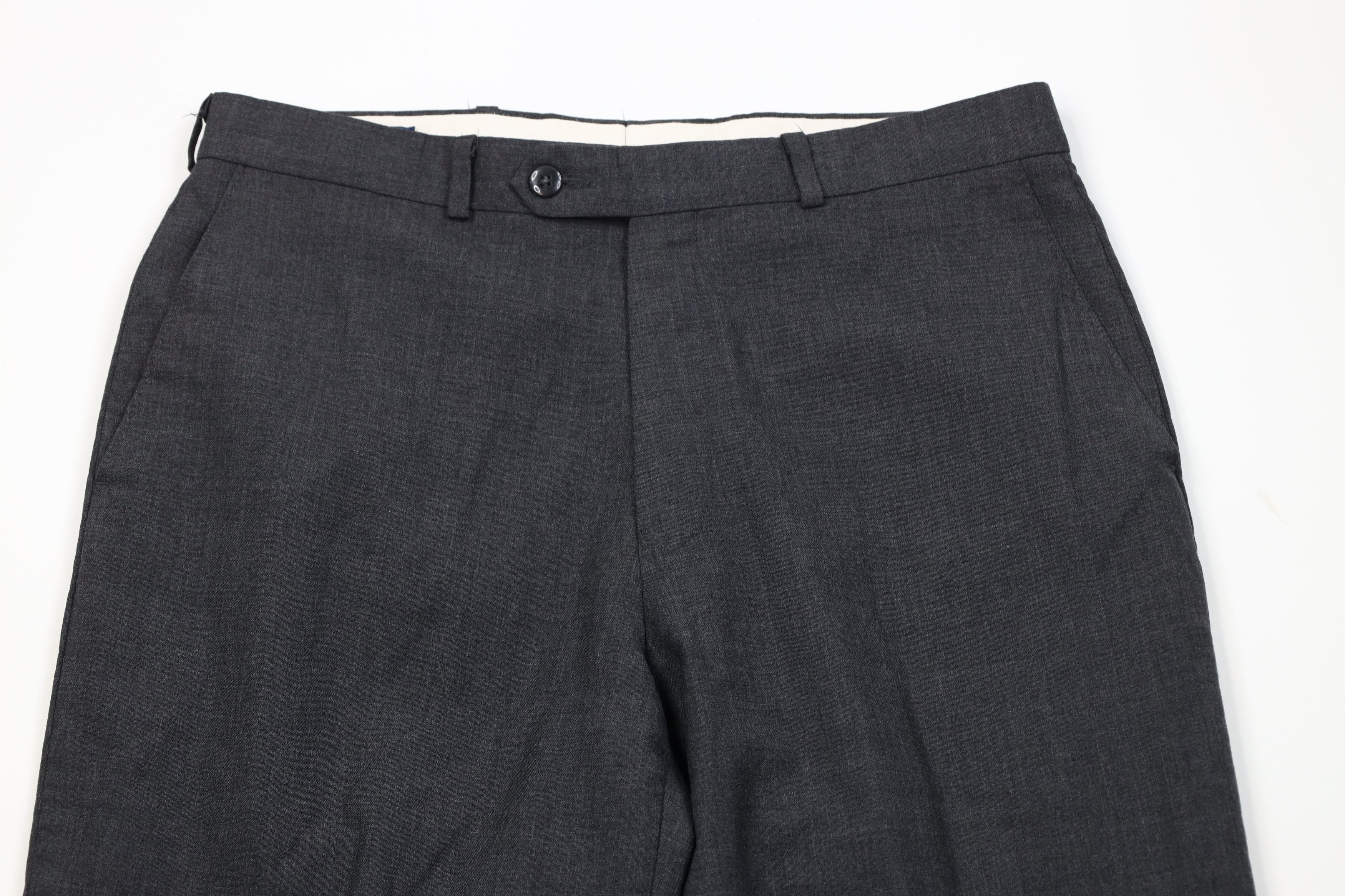 Ralph Lauren Vintage 90s Chaps Ralph Lauren Wool Knit Chino Pants Gray Size US 32 / EU 48 - 2 Thumbnail