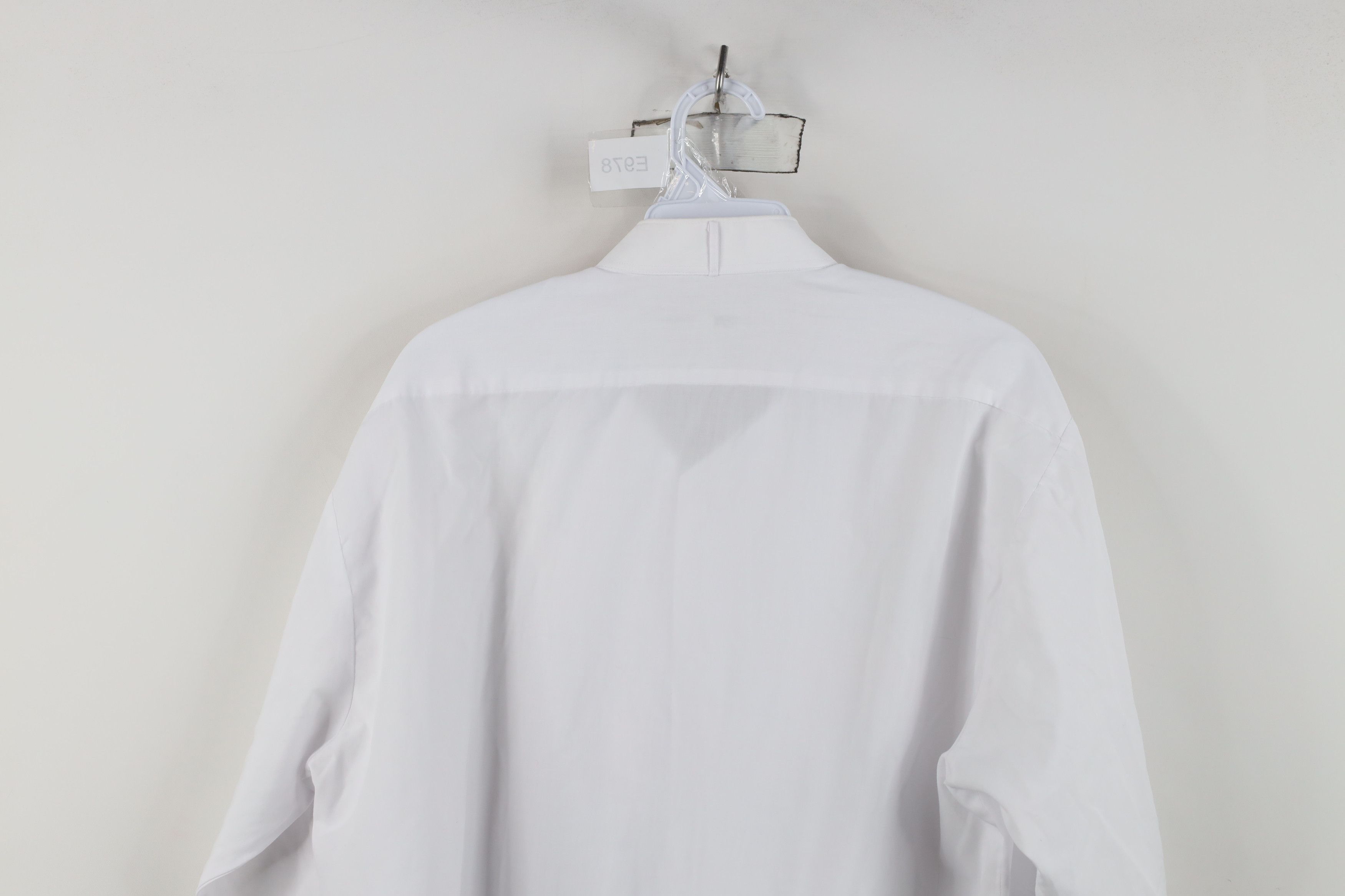 Vintage Vintage 90s Distressed Ruffled Prom Tuxedo Dress Shirt White Size US M / EU 48-50 / 2 - 13 Thumbnail