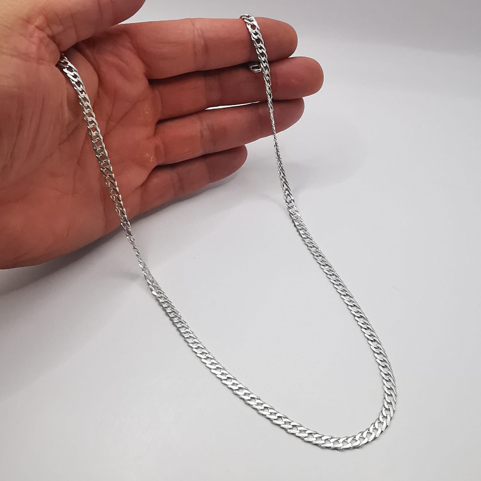 Sterling Silver Vintage Jewelry Chain, 925 Sterling Silver, Signed 15,63g Size ONE SIZE - 3 Thumbnail
