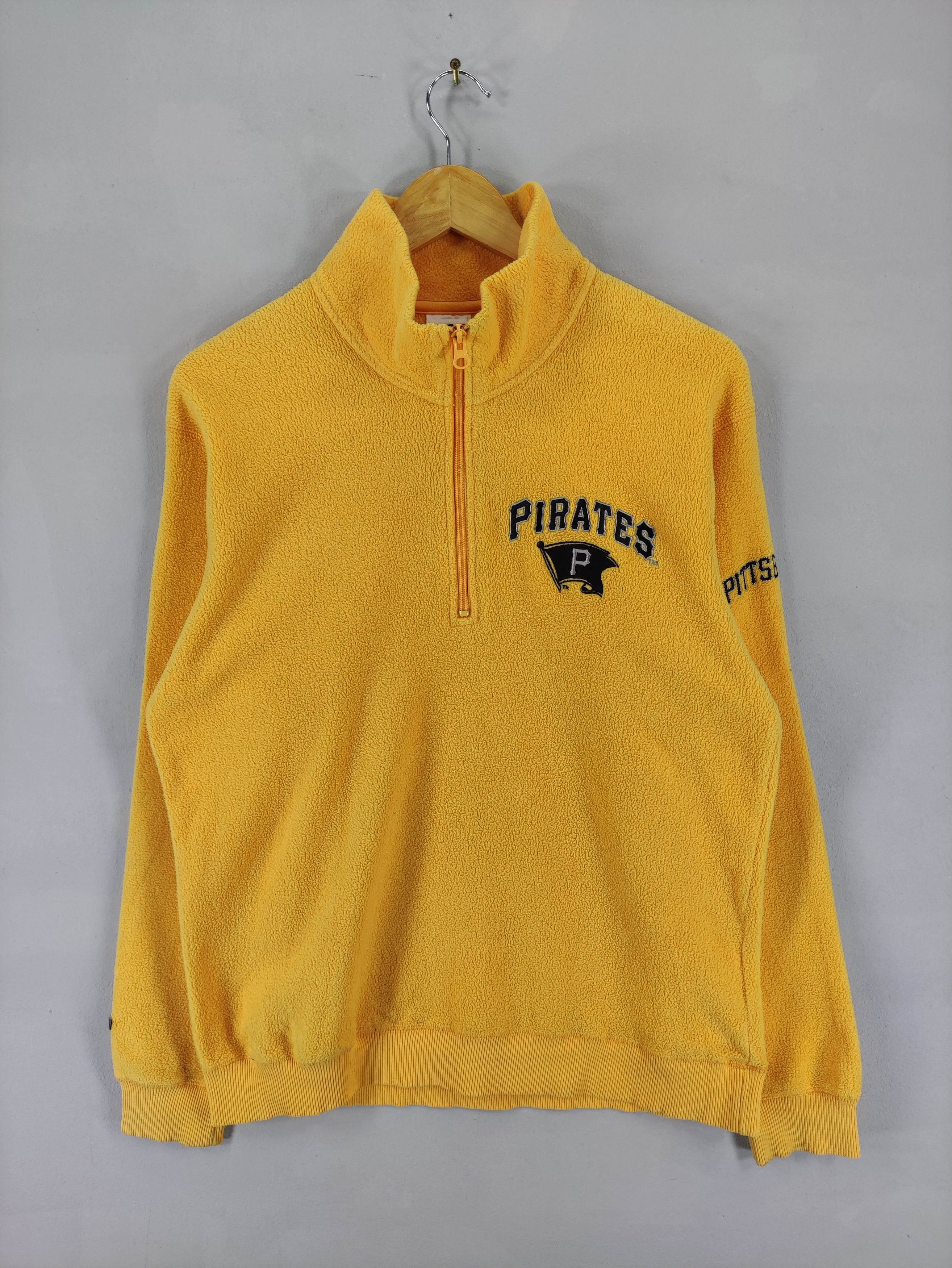 Uniqlo Vintage Pirates Pittsburgh Fleece Sweater Half Zipper Size US M / EU 48-50 / 2 - 1 Thumbnail